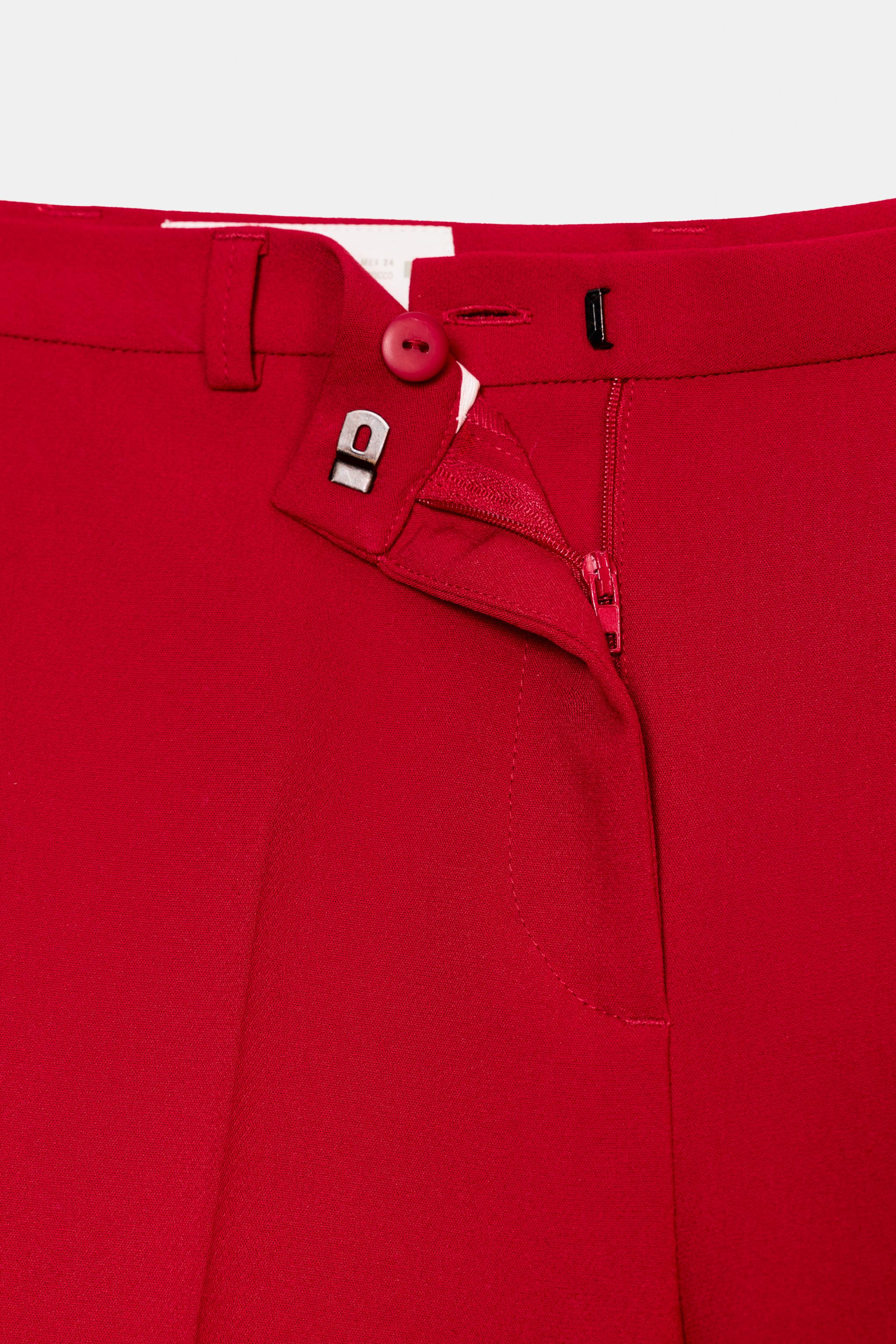 PANTALON DROIT TAILLE HAUTE